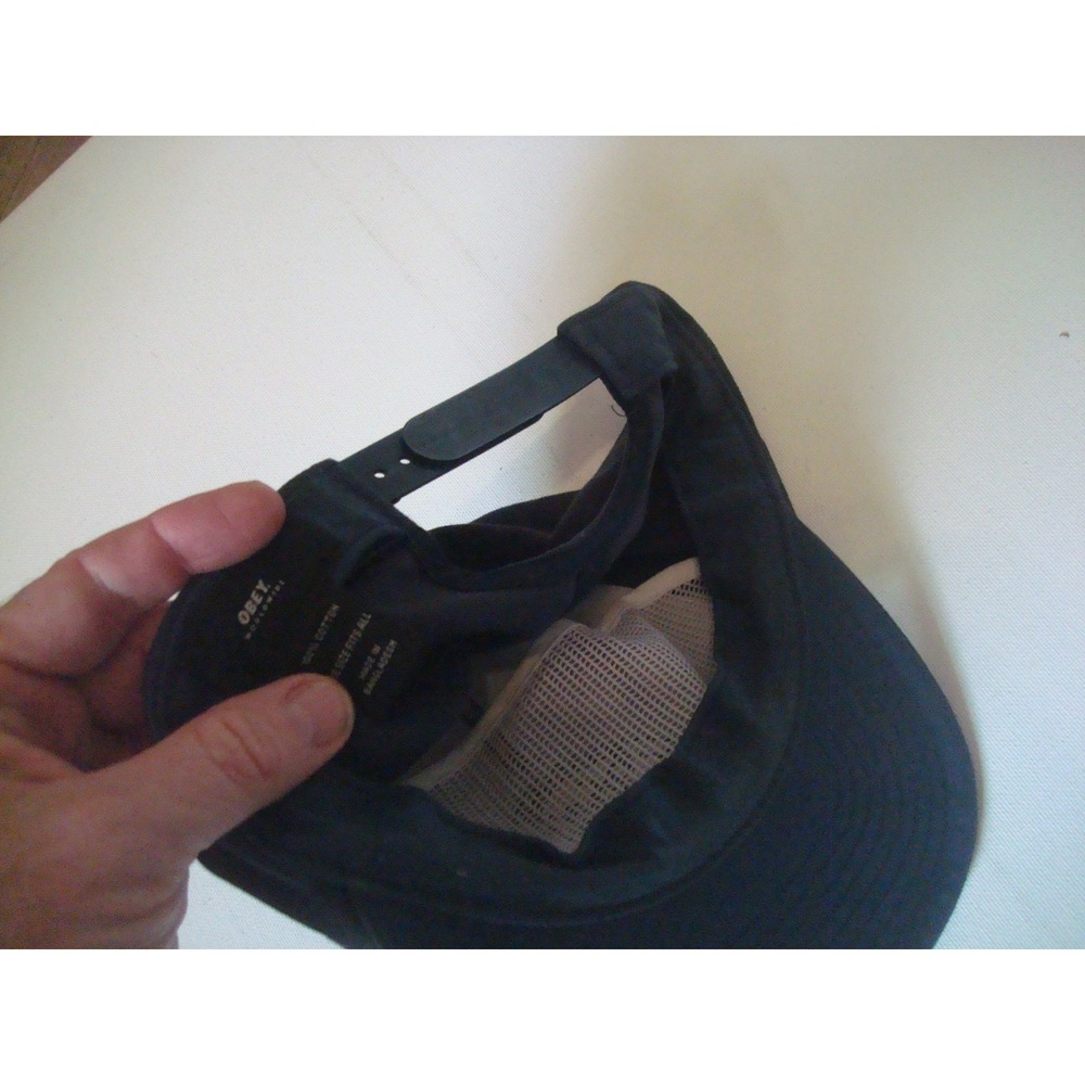 OBEY SNAPBACK 90S   ‎  SCRIPT  DEADSTOCK  HAT CAP VINTAGE T5 - Picture 3 of 6
